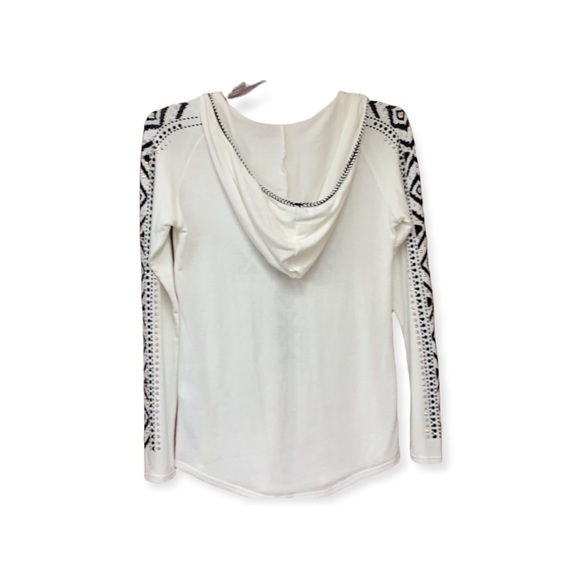 SzL Be Vocal Embellished Cross Hoodie Top  NWT - Picture 4 of 9